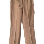 Pendleton Vintage Petite Khaki Tan Wool Trousers Size 6 Photo 0