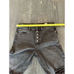 We The Free by Free People Black Distressed Button Fly Denim Jeans Women’s SZ 27 Photo 7
