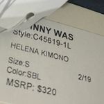 Johnny Was heavily embroidered Helena Kimono NWT (oversized) Cobalt Granite Photo 13