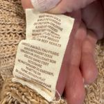 Free People Asymmetrical Hi Low Hem Open Knit Cardigan Sweater Beige Size Small Photo 8