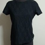 Calvin Klein  Black Short Sleeve Shirt (S) Photo 0