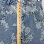 Free People NEW We The Free Naiomi floral print flare jeans, 28 Photo 9