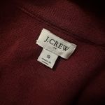 J.Crew  Button Front Knit Cardigan Sweater Blazer Burgundy Size S Photo 3