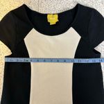 Maeve Anthropologie  Colorblock Cap Sleeve Shift Dress Black White Size XS Photo 4