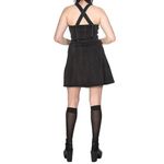 Banned Apparel Acid Wash Black Denim Dress Photo 1