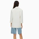 Aritzia  Wilfred Women’s Size M Oversized Slouchy Blazer Cream Crepette Old Money Photo 15