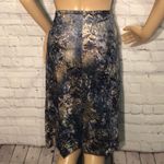 Vintage 1980s Von Mozart Velveteen Paisley Fern Print Pencil Skirt M Size M Photo 6