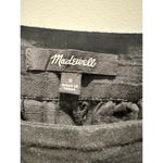 Madewell Square-Neck Bubble-Sleeve Top in Plaid-True Black. Size: S Photo 3