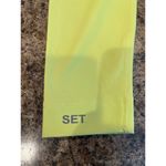 Set Active  Small Lemon Yellow Crop Leggings Photo 1