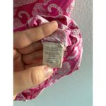 Print Fresh Pajama Top Womens Small Pink Cotton Leopard Short Sleeve Preppy Photo 4