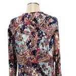 Peruvian Connection  Imari Faux Wrap Dress‎ Jersey Abstract Print Size XL Photo 11