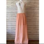 Double Zero  Maxi Dress With Lace Back Size Large Photo 5