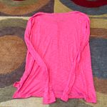 Aerie NWOT Y2K Style Pink Long Sleeve Henley T Shirt Thin Burnout Material XS Photo 3