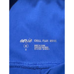 Aerie  Real Me High Waisted Biker Shorts Royal Blue Athletic Workout Size M Photo 3