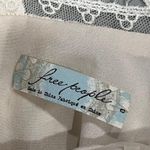 Free People Victoria Ecru Ivory Lace Mesh Sheer Sleeveless Mini Dress Photo 9