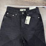 Top Shop Black Wide Leg Crop Jeans Photo 1