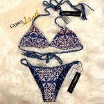 Gypsy 05  Sand Reversible Bikini Set Sizes Top XS Bottoms S NWT Photo 1