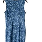 Calfornia Concepts Vintage 90s Women's Size 10P Floral Blue Midi Dress Photo 6