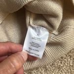 Pink Rose  Beige V-Nevk Knit Sweater.  Size XL Photo 2