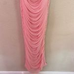 House Of CB “Sofia” Fairy Pink Mesh Maxi Dress strapless NWOT like fornarina XL Photo 7