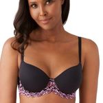 Wacoal  Black & Pink Embrace Lace 853191 Bra Photo 5