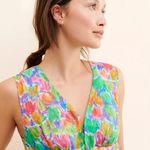 Anthropologie ANTHRO x TRACY REESE | HOPE FOR FLOWERS FLORAL PRINTED TIERED MINI DRESS SMALL Photo 2