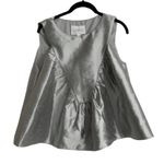 NEW ANTHROPOLOGIE Mare Mare Shirred Swing Tank Top Size Small NWT Green Photo 1