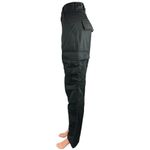 PacSun Black High Rise Stretch Flared Leg Ankle Cargo Casual Pants Size 26 Photo 1