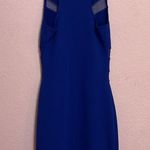Soprano  Blue Semi Sheer Bodycon Mini Dress. Size XS Photo 5