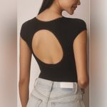 Anthropologie  NWT | Seamless Pointelle Bodysuit Black | S/M Photo 1