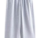 Athleta  Silver Echo Wide Leg Cropped Trousers spring NWT $108 athletic active Photo 0