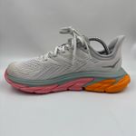 Hoka  One One Women’s Clifton Edge Running Shoes Us10 Gray Pink Orange 1110511 Photo 6