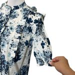 Universal Standard x Erdem Kalina Short Sleeve Ruffle Shirt Top Women’s Size XS Photo 6