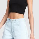 Princess Polly Lioness Rock Bottom denim shorts in blue Photo 0