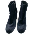 Nine West Women's NW7Khraine Black Velour Side Zip Photo 1