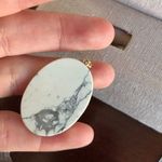 Vintage Flower Print Pendant Photo 1