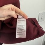 FIGS  Catarina Scrub Top Zamora Jogger Scrub Pants Set Burgundy Womens Medium Photo 4