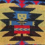 Pandora Vintage Knit Sweater Tee Black Yellow Southwest Aztec Native Printed Photo 7