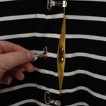 Charter Club Black White Stripe Hooded Toggle Jacket Womens Nautical Fisherman Plus Size 3X Photo 5