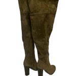 Charlotte Russe  OVER THE KNEE DARK TAUPE SUEDE BOOT (8.5) NWOT Photo 1