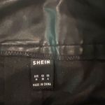 SheIn pleather leather style flair skirt - sz M Photo 2