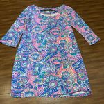 Lilly Pulitzer Lily Pulitzer Bay Dress No Drama Llama Print 100% Pima cotton style #27870 Sz M Photo 6