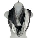 Apt. 9  Kohl's Black Silver Gray Ombre Pattern Loop Infinity Scarf Wrap NWT NEW Photo 0
