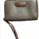 Marc by Marc Jacobs Marc Jacob’s gray leather wallet clutch silver hardware Photo 0