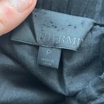 Intermix  Boho Silk Black Embroidered Angel Sleeves Peasant Blouse Women’s Small Photo 5