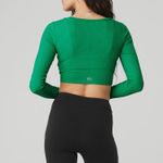 Alo Yoga Ribbed Cinch Top Xs Photo 1