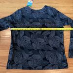 Hang Ten  Black and Gray Leaf Print Shirt, XL, NWT Photo 8