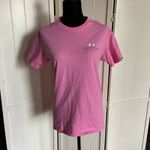 Simply Southern Womens Tee Sz S I Just Want to Hang With My Dog Pink Top Shirt Photo 3