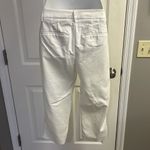 White House | Black Market Cream “Perfect Form” Straight Crop Pants- Size 12 Photo 7