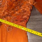 NWOT Wedding Elegant Rust Orange Evening Gown Size 15 Photo 9